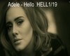 Adele - Hello  HELL1/19