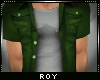 R'' Green Open Shirt