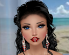Raven Black Wavy PinUp