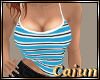 Striped Top Blue/black