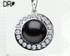 DR- Grey pearl necklace.