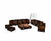 *LVS*Brown Couch Set