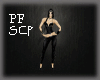 PF cuero top+pants Donna