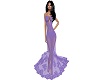 Elegant purple dress