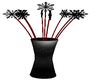 Red /Black Vase