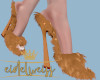 e_brown fur heels