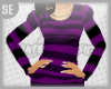 {SE} Long Sweater Purple