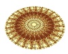 gold animated rug
