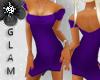 *G* Tight Purple Dress