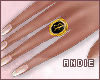 Ornate Gold Onyx J