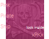 Pink Pirate Ship