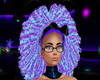 Purple & Blue Afro