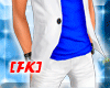 [FK]Casual White Vest