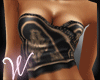 *W* Halter Top Black