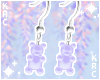 Lilac GummyBear Earrings