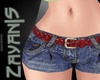 $ZS$ COWGIRL SHORTS #5