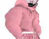 pink hoodie