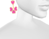 Earrings Exc VanCf Pink