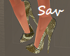 Black Gold Heels