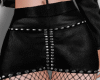 E* Black Leather SkirtRL