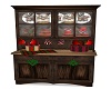 COUNTRY CHRISTMAS HUTCH