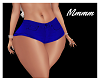 !EML Blue Bimbo Shorts