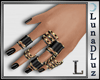 Lu)Dark Rings Gold (L)