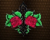 Celtic Cross w 2 roses