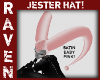 BABY PINK JESTER HAT!