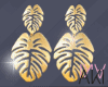 Aki Gold Earrings Palm