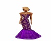 Purple n gold gown