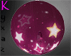 Hermetic Ball Pink Stars
