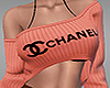 Peach Fall Sweater Top