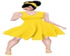 MY Yellow Chiffon Dress