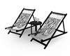 C- Chair Black White