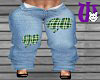 Irish Clover Baggy Jeans