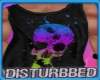 TRI Colour Skull Splash