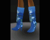 stylish blue boots