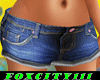 Denim shorts