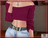 Dark Red Sweater