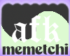 m | afk sign white