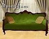 Victorian Couch Green