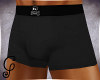 Mens Boxers Plain Black