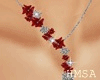 {H} Hmsa flower necklace