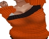 Orange 1Shoulder Sweater