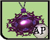 (ap)Necklace purple st01