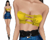 Yello jean outfit