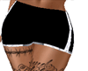 Skirt B & W + Tattoo
