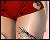 RED SHORT/TATTOO $