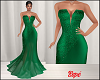Gown Dress Green